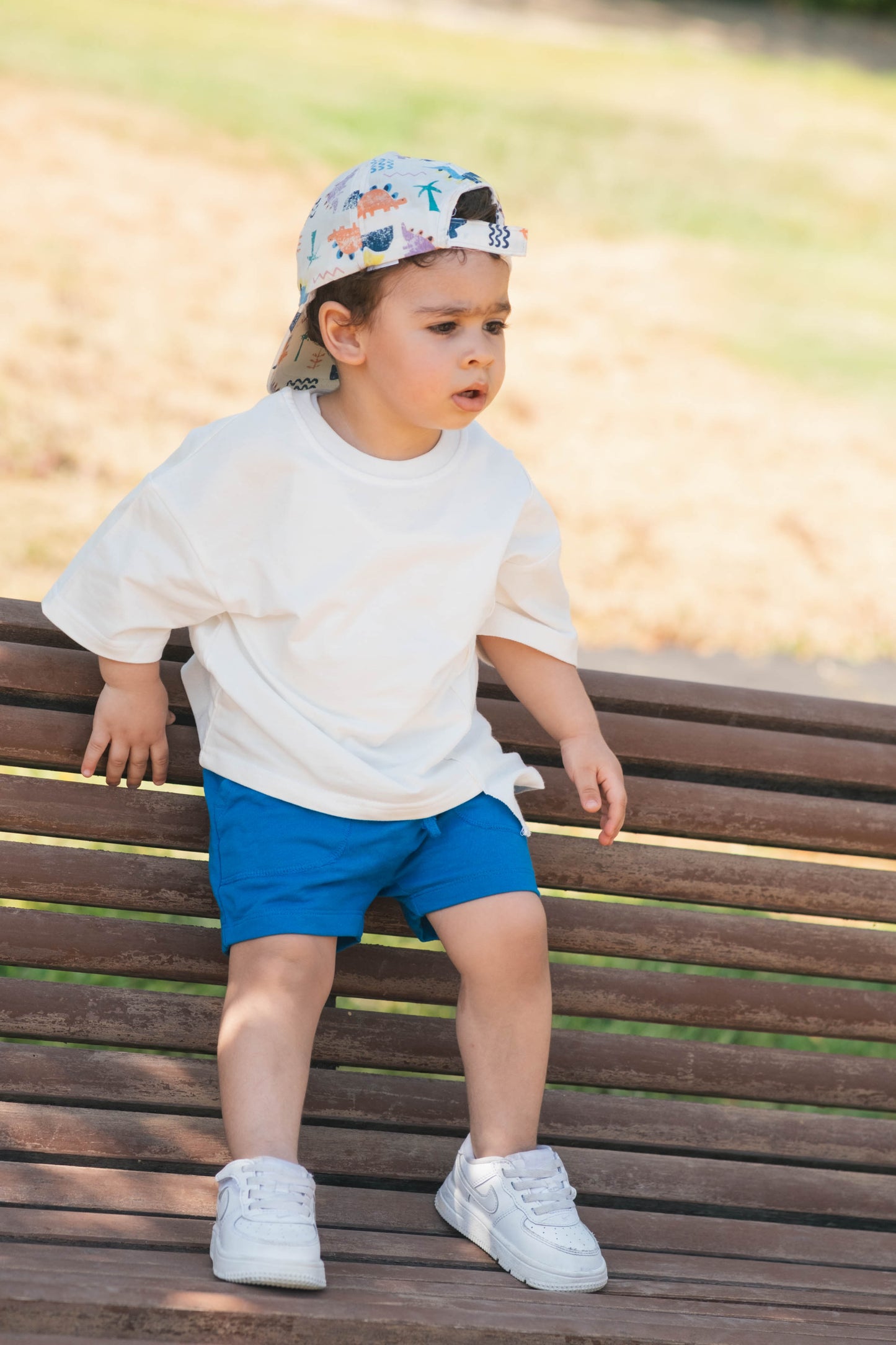 White Asymmetrical Over-sized Tee