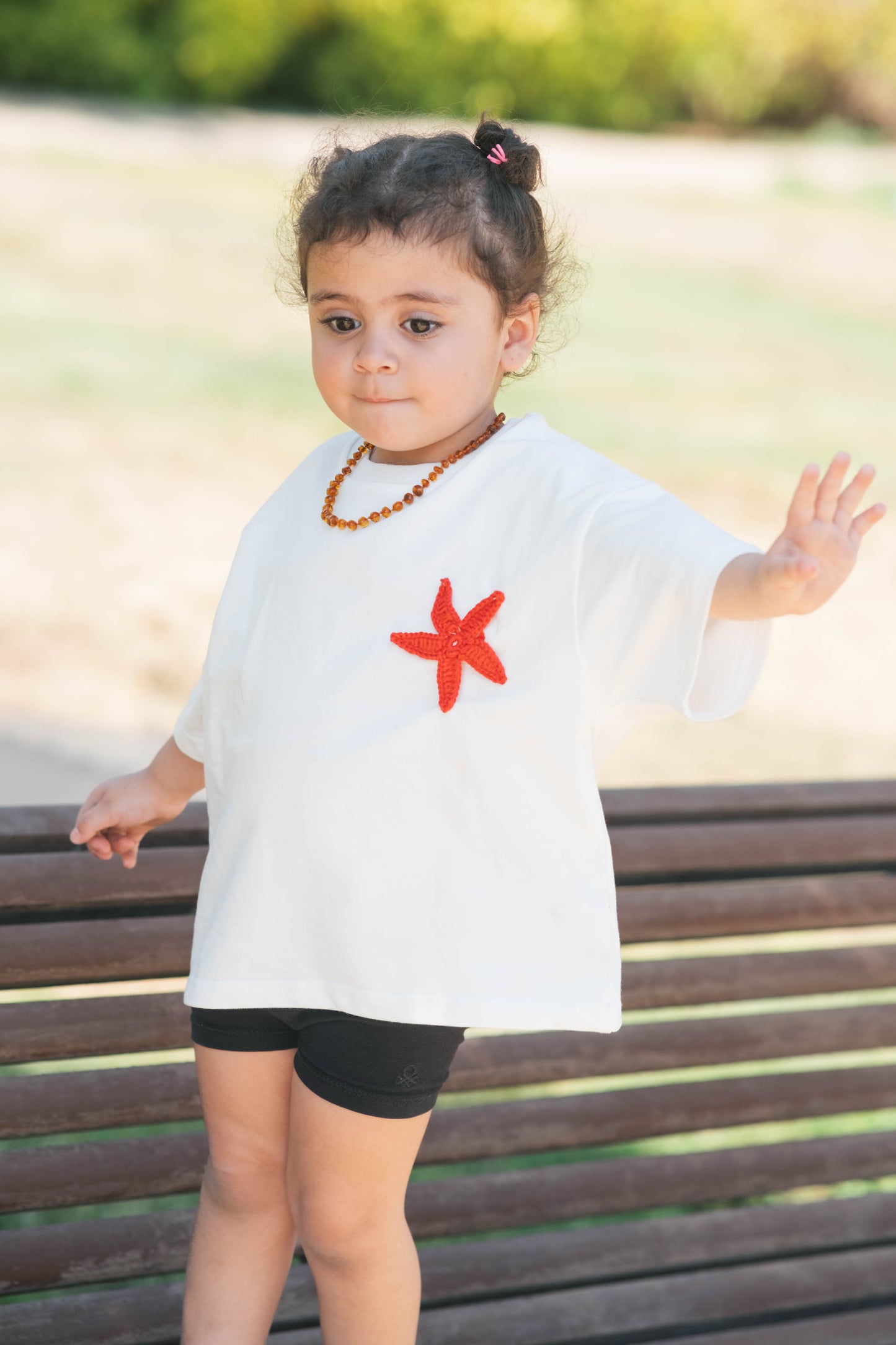Crochet Star-Fish Oversized Tee