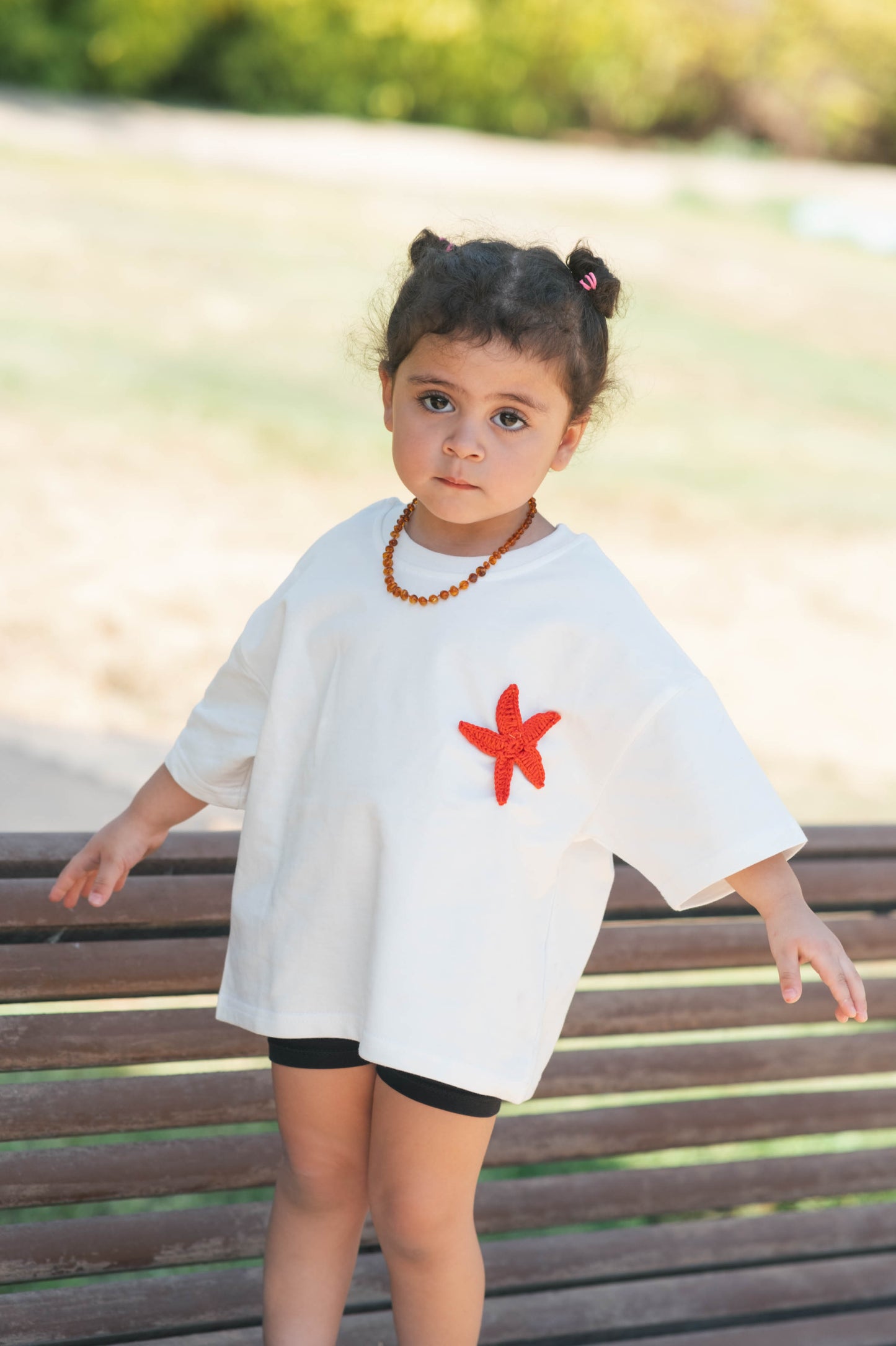 Crochet Star-Fish Oversized Tee
