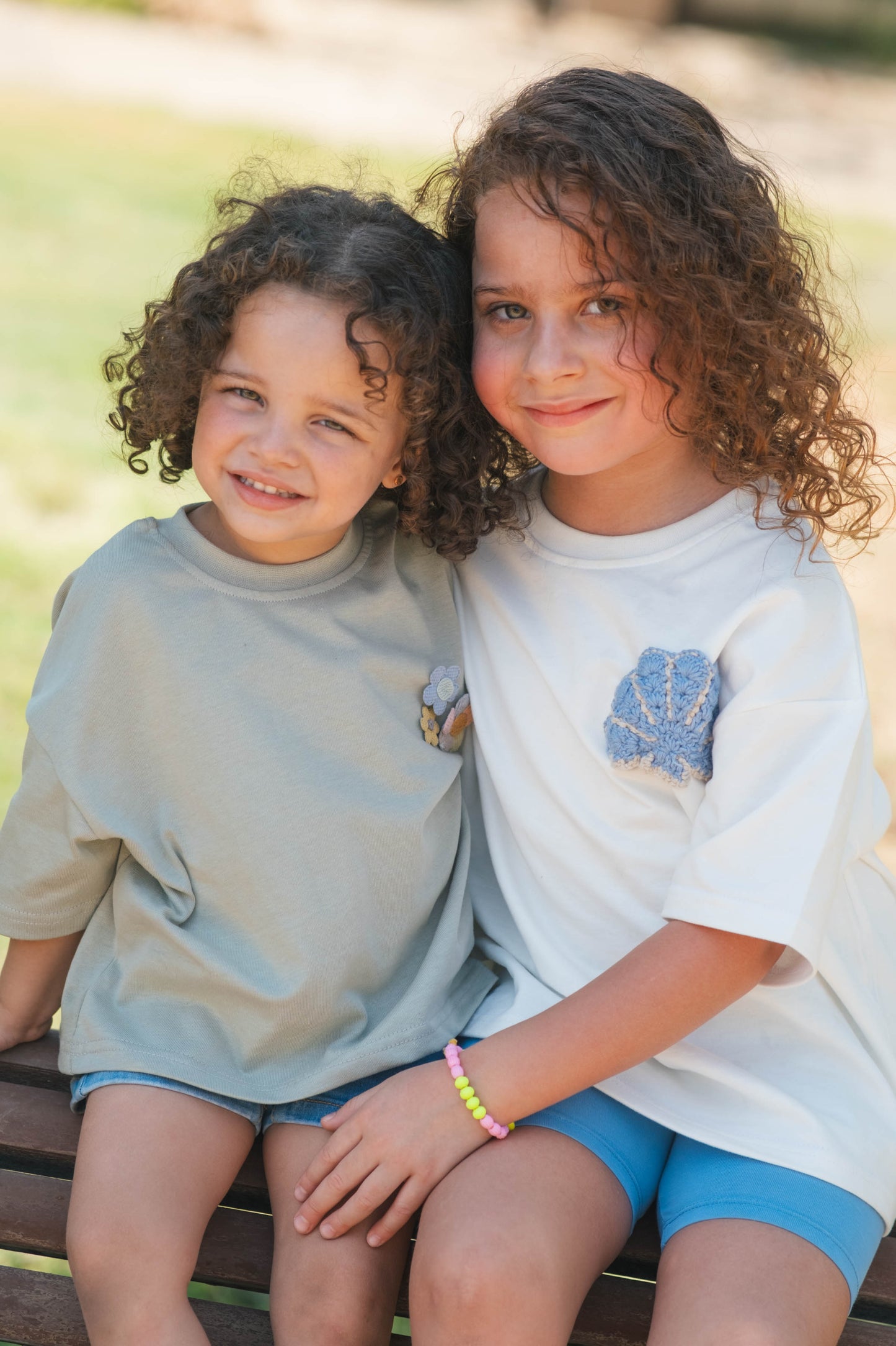Crochet Shell Oversized Tee