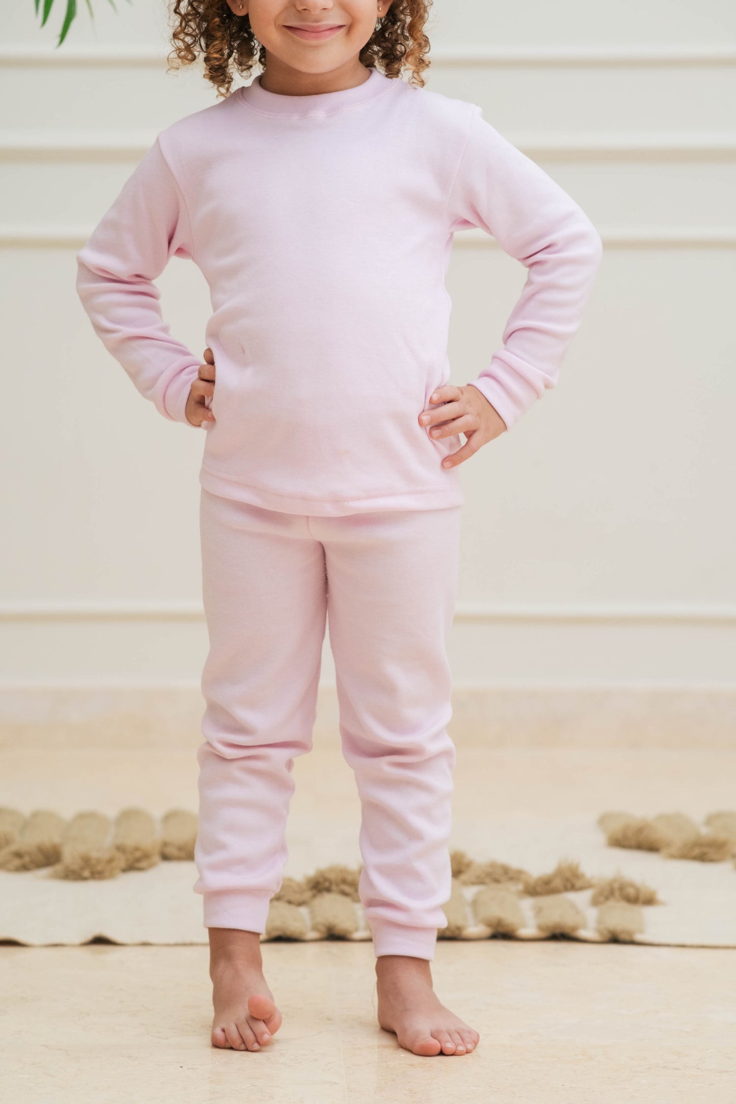 Thermal Long Sleeve set in Pink